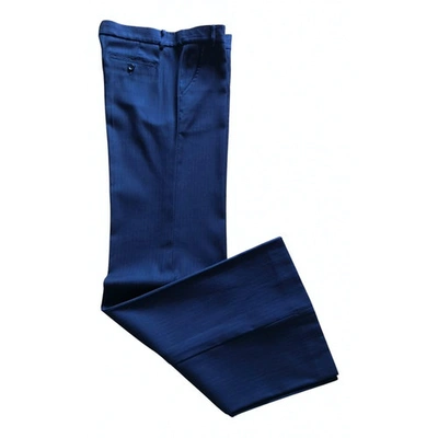 Pre-owned Coast Weber & Ahaus Wool Trousers In Blue