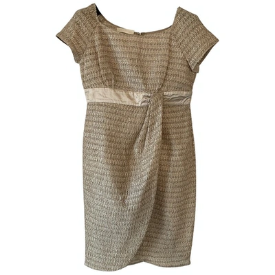 Pre-owned Valentino Dress In Gold