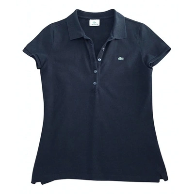 Pre-owned Lacoste Top In Black