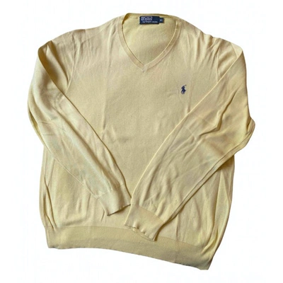 Pre-owned Polo Ralph Lauren Yellow Cotton Knitwear & Sweatshirt