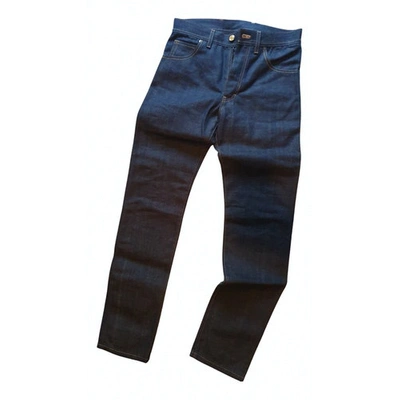 Pre-owned Tom Ford Blue Cotton Jeans
