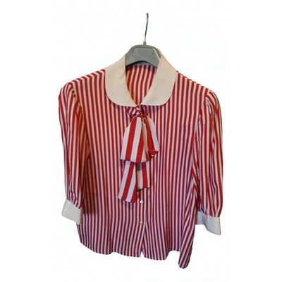 Pre-owned Ferragamo Silk Blouse In Other