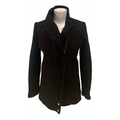 Pre-owned Iro Wool Coat In Black