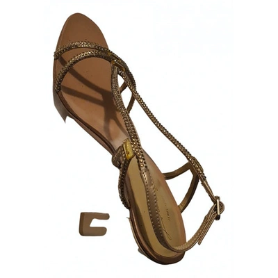 Pre-owned Lola Cruz Leather Sandals