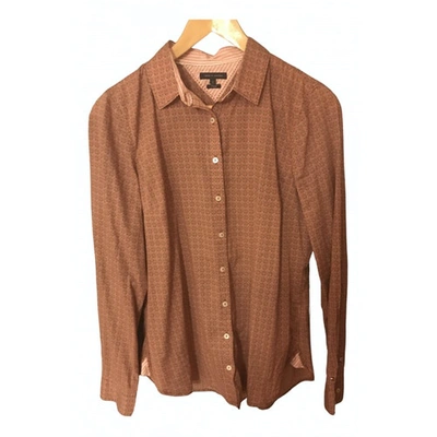 Pre-owned Tommy Hilfiger Shirt In Brown