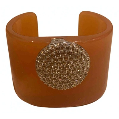 Pre-owned Swarovski Orange Plastic Bracelet
