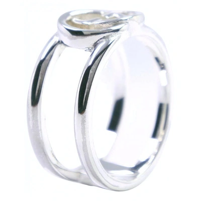 Pre-owned Gucci Silver Silver Ring