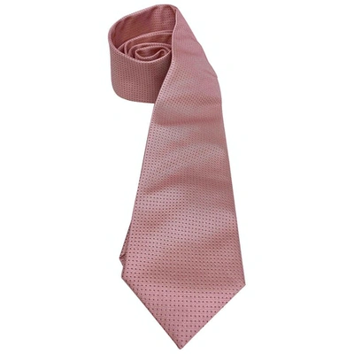 Pre-owned Patek Philippe Silk Tie In Pink