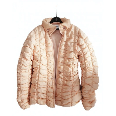 Pre-owned Yves Salomon Pink Polyester Coat