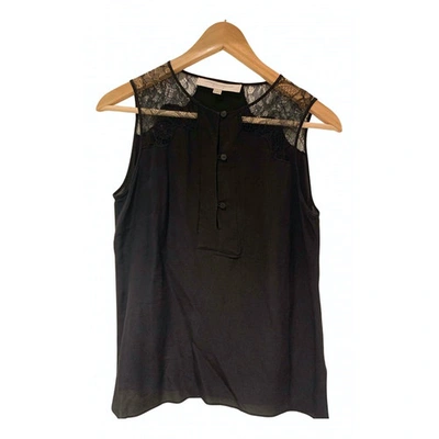 Pre-owned French Connection Silk Blouse In Black