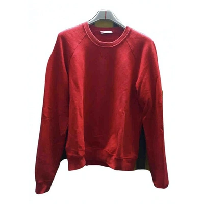 Pre-owned Prada Red Cotton Knitwear & Sweatshirt