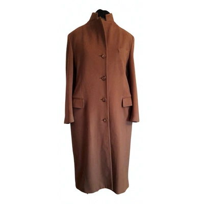 Pre-owned Tombolini Wool Coat In Brown
