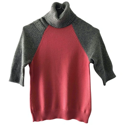 Pre-owned Moschino Wool Jumper In Multicolour
