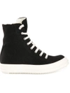 RICK OWENS DRKSHDW High Top Lace Up Sneakers