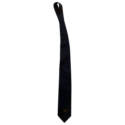 Pre-owned Giorgio Armani Tie In Blue