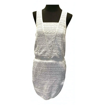 Pre-owned Comptoir Des Cotonniers Mid-length Dress In Ecru