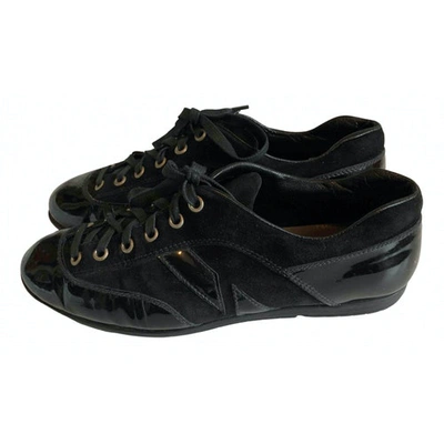 Pre-owned Fratelli Rossetti Leather Trainers In Black