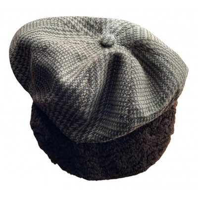 Pre-owned Emporio Armani Wool Cap In Multicolour