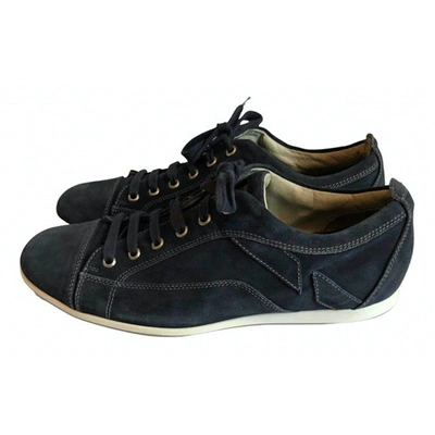 Pre-owned Fratelli Rossetti Low Trainers In Blue