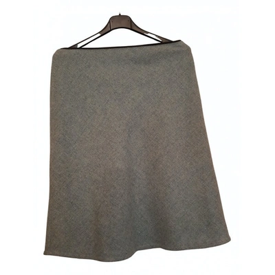 Pre-owned Claudie Pierlot Wool Mid-length Skirt In Other