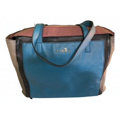 Pre-owned Trussardi Leather Handbag In Multicolour