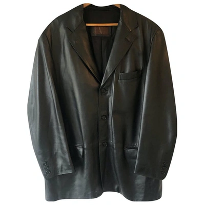 Pre-owned Loewe Black Leather Jackets