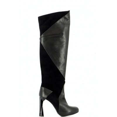 Pre-owned Pierre Hardy Leather Boots In Black