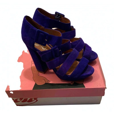 Pre-owned Jeffrey Campbell Sandals In Blue