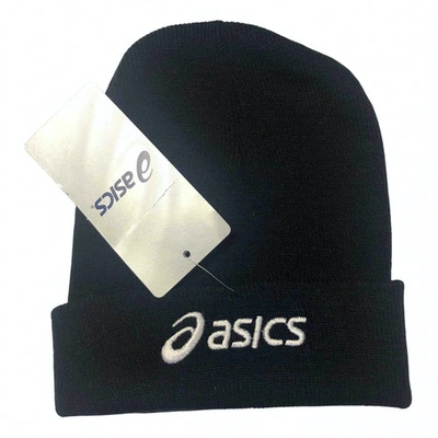 Pre-owned Asics Hat In Black