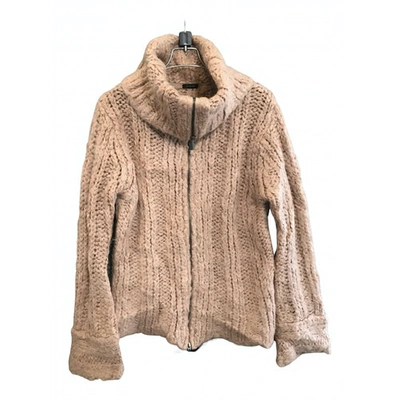 Pre-owned Sand Wool Cardigan In Other