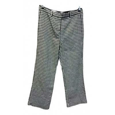 Pre-owned Max Mara Linen Short Pants In Multicolour