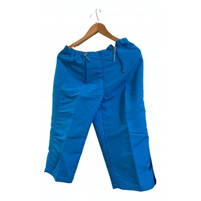 Pre-owned Nike Blue Synthetic Shorts