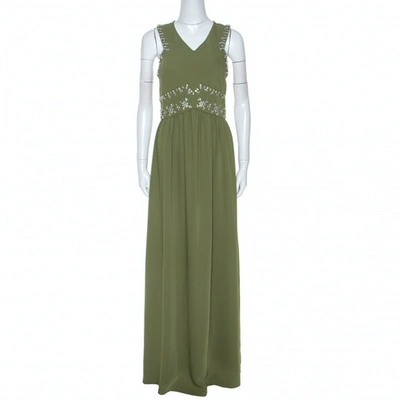 Pre-owned Tory Burch Dress In Green