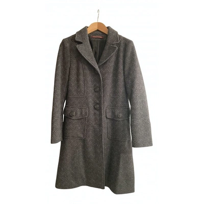 Pre-owned Comptoir Des Cotonniers Wool Coat In Anthracite