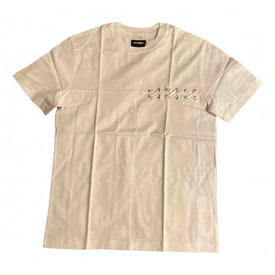 Pre-owned Les Hommes White Cotton T-shirt