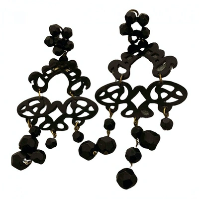 Pre-owned Mercantia Earrings In Black