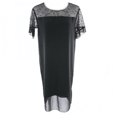 Pre-owned By Malene Birger Silk Dress In Black
