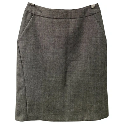 Pre-owned Marni Grey Wool Skirt
