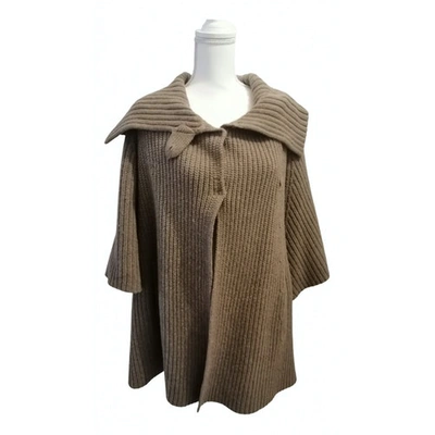 Pre-owned Comptoir Des Cotonniers Wool Coat In Brown