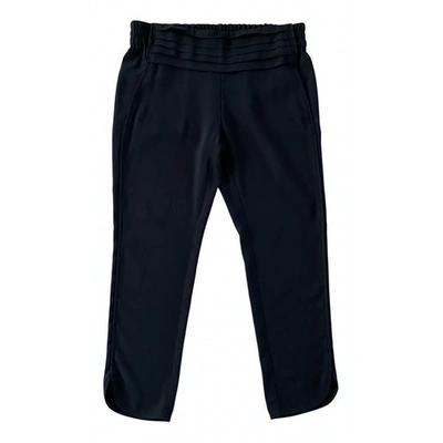Pre-owned Steffen Schraut Trousers In Black