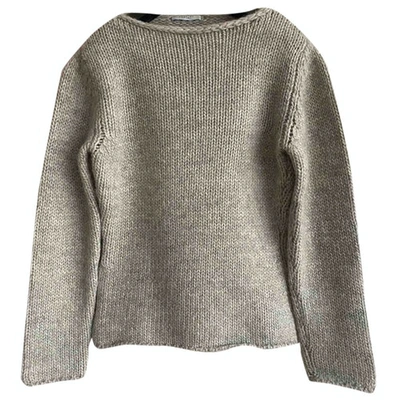 Pre-owned Pollini Wool Knitwear In Grey