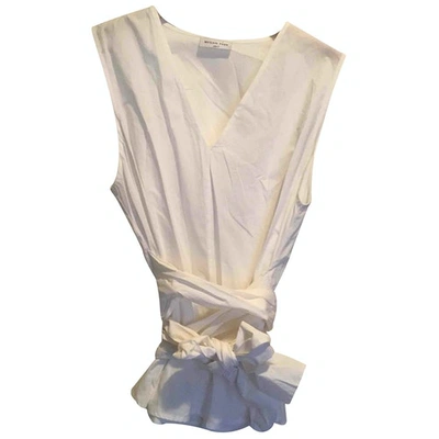 Pre-owned Megan Park Vest In White