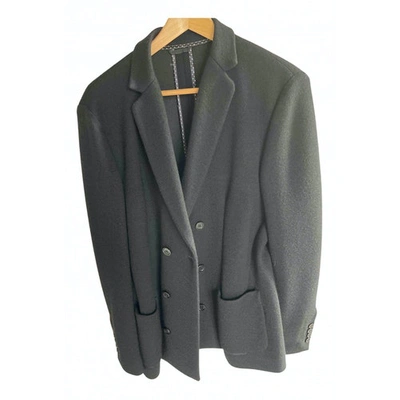 Pre-owned Daniele Alessandrini Wool Vest In Black