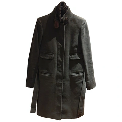 Pre-owned Fay Coat In Brown