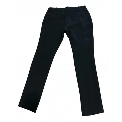 Pre-owned Calvin Klein Carot Pants In Black