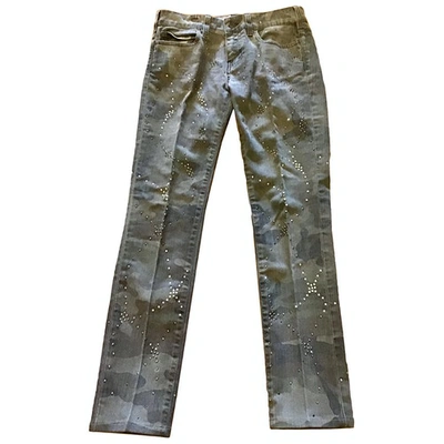 Pre-owned Notify Straight Pants In Grey