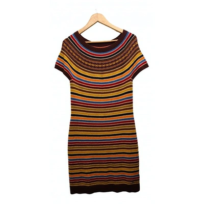 Pre-owned Tommy Hilfiger Wool Dress In Multicolour