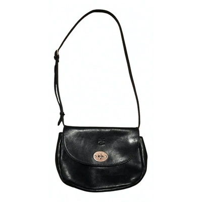Pre-owned Il Bisonte Black Leather Handbag