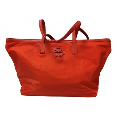 Pre-owned Tory Burch Handbag In Orange