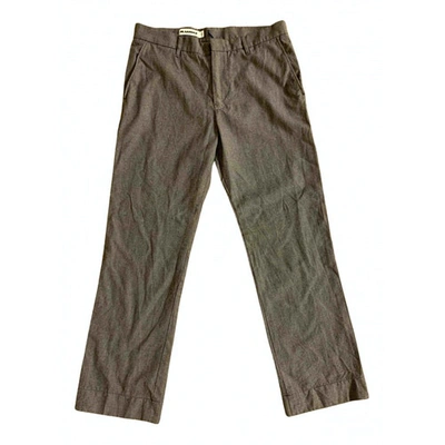 Pre-owned Jil Sander Wool Trousers